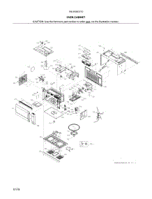 Oven,Cabinet parts for Kenmore Elite Microwave/Hood Combo 79083383710 from AppliancePartsPros.com