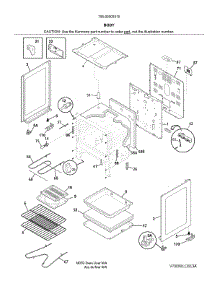 Body parts for Kenmore Electric Range 790.93003315 (79093003315, 790 93003315) from AppliancePartsPros.com