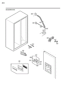 Ice & Water Parts parts for Kenmore Elite Side-By-Side Refrigerator 79551822412 from AppliancePartsPros.com