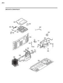 Mechanical Compartment parts for Kenmore Elite Side-By-Side Refrigerator 79551822412 from AppliancePartsPros.com