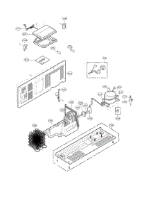 Mechanical Compartment parts for Kenmore Side-By-Side Refrigerator 795.51833414 (79551833414, 795 51833414) from AppliancePartsPros.com