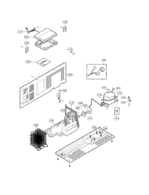 Machine Parts parts for Kenmore Elite Side-By-Side Refrigerator 79551867612 from AppliancePartsPros.com