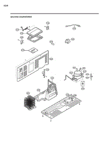 Machine Compartment parts for Kenmore Elite Side-By-Side Refrigerator 79551867613 from AppliancePartsPros.com