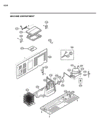 Machine Compartment parts for Kenmore Elite Side-By-Side Refrigerator 79551869612 from AppliancePartsPros.com