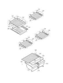 Refrigerator Parts parts for Kenmore Top-Mount Refrigerator 795.69979903 (79569979903, 795 69979903) from AppliancePartsPros.com