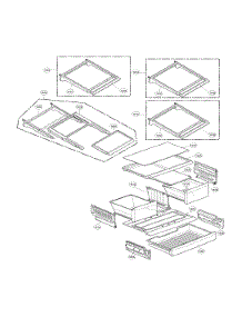 Refrigerator Parts parts for Kenmore Elite Bottom-Mount Refrigerator 79571073014 from AppliancePartsPros.com