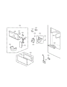 Dispenser Parts parts for Kenmore Elite Bottom-Mount Refrigerator 79571073014 from AppliancePartsPros.com