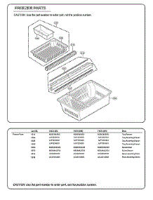 Freezer Parts parts for Kenmore Elite Bottom-Mount Refrigerator 79571079014 from AppliancePartsPros.com