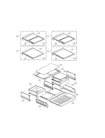 Refrigerator Parts parts for Kenmore Elite Bottom-Mount Refrigerator 79572043315 from AppliancePartsPros.com