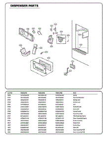 Dispenser Parts parts for Kenmore Elite Bottom-Mount Refrigerator 79572053318 from AppliancePartsPros.com