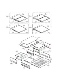 Refrigerator Parts parts for Kenmore Elite Bottom-Mount Refrigerator 79572059313 from AppliancePartsPros.com