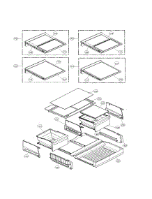 Refrigerator Parts parts for Kenmore Elite Bottom-Mount Refrigerator 79572063117 from AppliancePartsPros.com