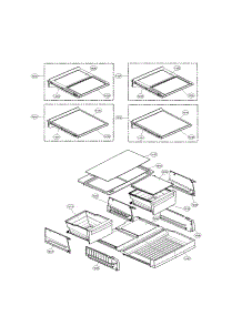 Refrigerator Parts parts for Kenmore Elite Bottom-Mount Refrigerator 79572069211 from AppliancePartsPros.com