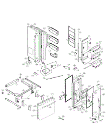 Door Parts parts for Kenmore Elite Bottom-Mount Refrigerator 79572069211 from AppliancePartsPros.com