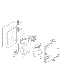 Ice Maker Parts parts for Kenmore Elite Bottom-Mount Refrigerator 79572069211 from AppliancePartsPros.com