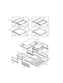 Refrigerator Parts parts for Kenmore Elite Bottom-Mount Refrigerator 79572183213 from AppliancePartsPros.com