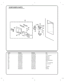 Dispenser Parts parts for Kenmore Elite Bottom-Mount Refrigerator 79573157611 from AppliancePartsPros.com