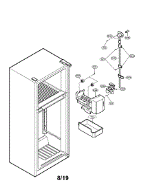 Ice Maker Parts parts for Kenmore Top-Mount Refrigerator 795.73269302 (79573269302, 795 73269302) from AppliancePartsPros.com