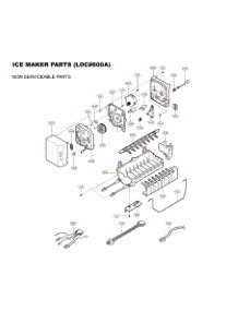 Ice Maker Parts parts for Kenmore Top-Mount Refrigerator 795.73269302 (79573269302, 795 73269302) from AppliancePartsPros.com