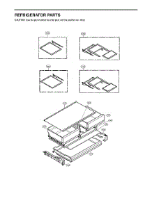 Refrigerator Parts parts for Kenmore Elite Bottom-Mount Refrigerator 79574102812 from AppliancePartsPros.com