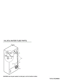Valve & Water Tube Parts parts for Kenmore Elite Bottom-Mount Refrigerator 79574113711 from AppliancePartsPros.com