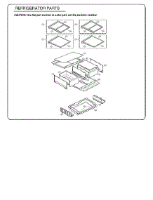 Refrigerator Parts parts for Kenmore Elite Bottom-Mount Refrigerator 79574113711 from AppliancePartsPros.com