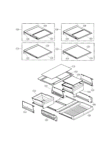 Refrigerator Parts parts for Kenmore Elite Bottom-Mount Refrigerator 79574309810 from AppliancePartsPros.com