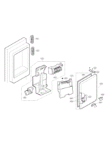 Ice Maker Parts parts for Kenmore Elite Bottom-Mount Refrigerator 79574309810 from AppliancePartsPros.com
