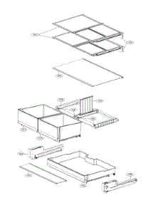 Refrigerator Parts parts for Kenmore Elite Bottom-Mount Refrigerator 79574405910 from AppliancePartsPros.com