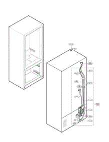 Ice Maker Parts parts for Kenmore Elite Bottom-Mount Refrigerator 79574405910 from AppliancePartsPros.com