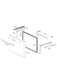 Door Parts parts for Kenmore Elite Bottom-Mount Refrigerator 79575075910 from AppliancePartsPros.com