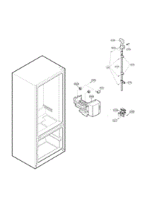 Valve Parts parts for Kenmore Bottom-Mount Refrigerator 795.75286402 (79575286402, 795 75286402) from AppliancePartsPros.com