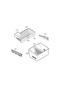 Freezer Parts parts for Kenmore Elite Bottom-Mount Refrigerator 79578344802 from AppliancePartsPros.com