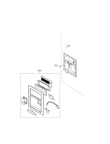 Dispenser Parts parts for Kenmore Elite Bottom-Mount Refrigerator 79578344802 from AppliancePartsPros.com
