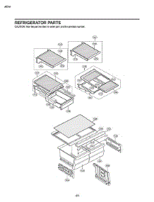 Refrigerator Parts parts for Kenmore Elite Bottom-Mount Refrigerator 79578346802 from AppliancePartsPros.com