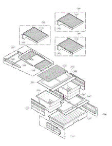 Refrigerator Parts parts for Kenmore Elite Bottom-Mount Refrigerator 79578542806 from AppliancePartsPros.com