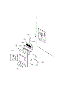 Dispenser Parts parts for Kenmore Elite Bottom-Mount Refrigerator 79578542806 from AppliancePartsPros.com