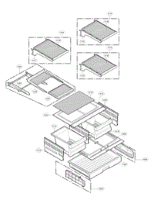Refrigerator Parts parts for Kenmore Elite Bottom-Mount Refrigerator 79578544806 from AppliancePartsPros.com