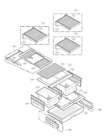 Refrigerator Parts parts for Kenmore Elite Bottom-Mount Refrigerator 79578549801 from AppliancePartsPros.com
