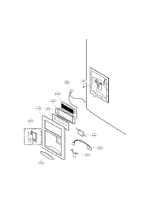 Dispenser Parts parts for Kenmore Elite Bottom-Mount Refrigerator 79578549801 from AppliancePartsPros.com