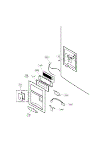 Dispenser Parts parts for Kenmore Elite Bottom-Mount Refrigerator 79578556801 from AppliancePartsPros.com