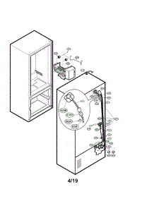 Ice Maker Parts parts for Kenmore Elite Bottom-Mount Refrigerator 79578719801 from AppliancePartsPros.com