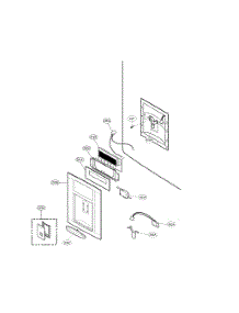Dispenser Parts parts for Kenmore Elite Bottom-Mount Refrigerator 79578719801 from AppliancePartsPros.com
