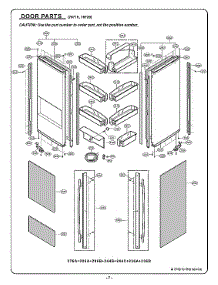 Refrigerator Door Parts parts for Kenmore Elite Bottom-Mount Refrigerator 79578729801 from AppliancePartsPros.com