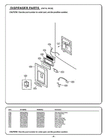 Dispenser Parts parts for Kenmore Elite Bottom-Mount Refrigerator 79578729801 from AppliancePartsPros.com