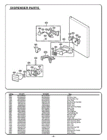 Dispenser Parts parts for Kenmore Elite Bottom-Mount Refrigerator 79578733804 from AppliancePartsPros.com