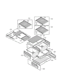 Refrigerator Parts parts for Kenmore Elite Bottom-Mount Refrigerator 79578739801 from AppliancePartsPros.com