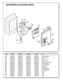 Ice Maker & Ice Bank Parts parts for Kenmore Elite Bottom-Mount Refrigerator 79578759802 from AppliancePartsPros.com