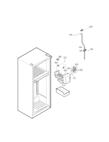Ice Maker Parts parts for Kenmore Top-Mount Refrigerator 795.79014902 (79579014902, 795 79014902) from AppliancePartsPros.com