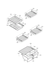 Refrigerator Parts parts for Kenmore Top-Mount Refrigerator 795.79976903 (79579976903, 795 79976903) from AppliancePartsPros.com
